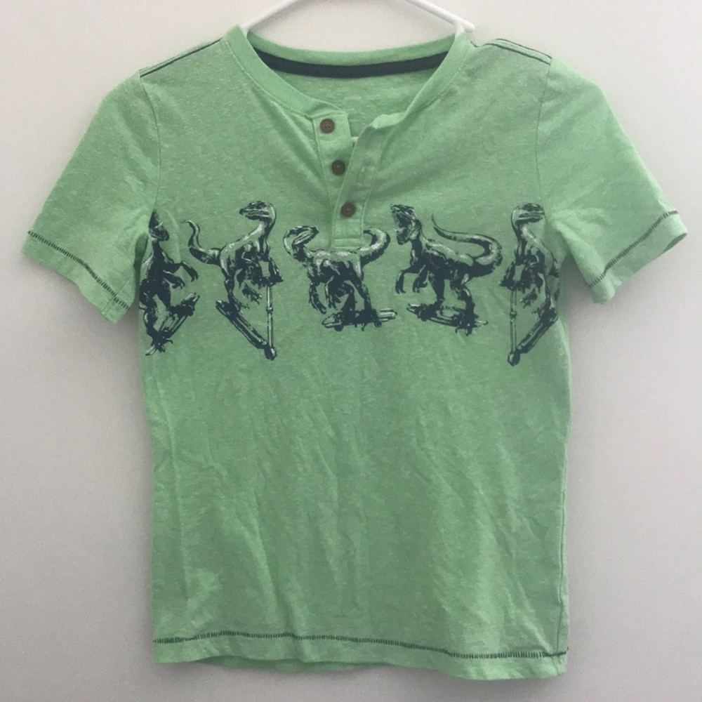 Boys - Dino button tee